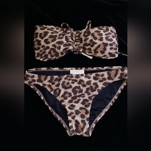 Michael KORS leopard print bikini